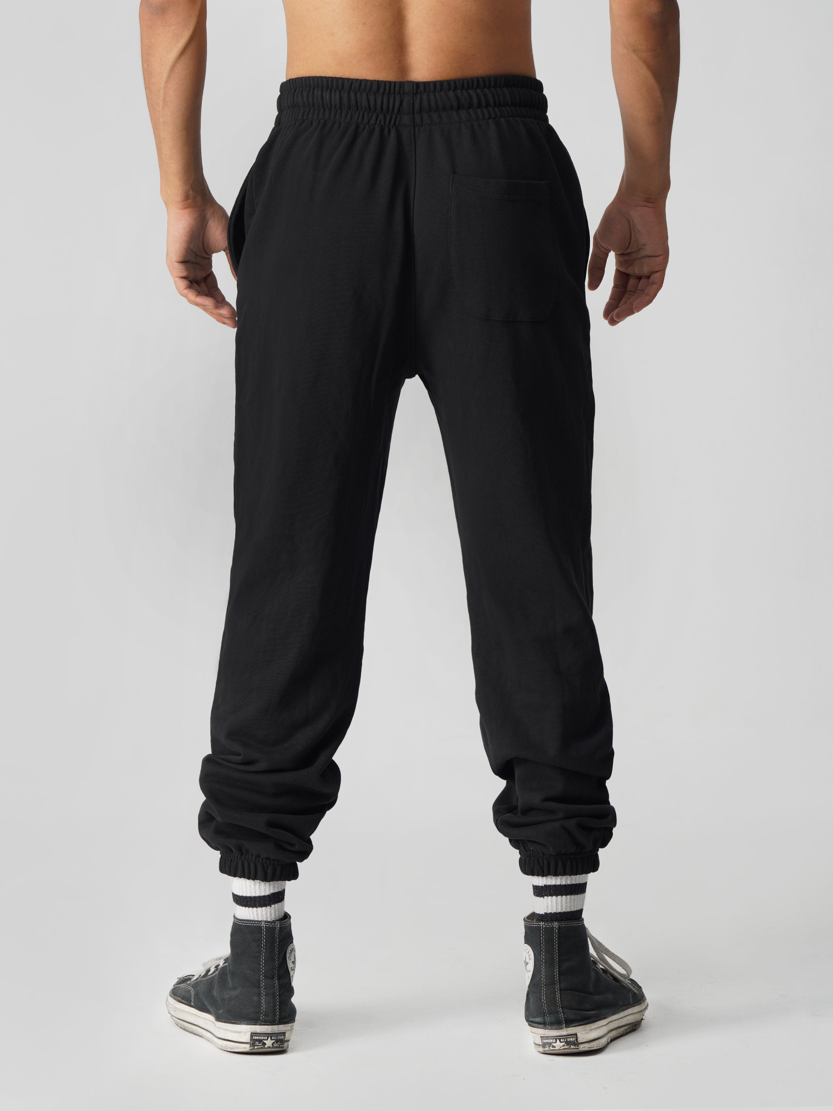 Lifting Club Cuffed Sweatpants(Black)