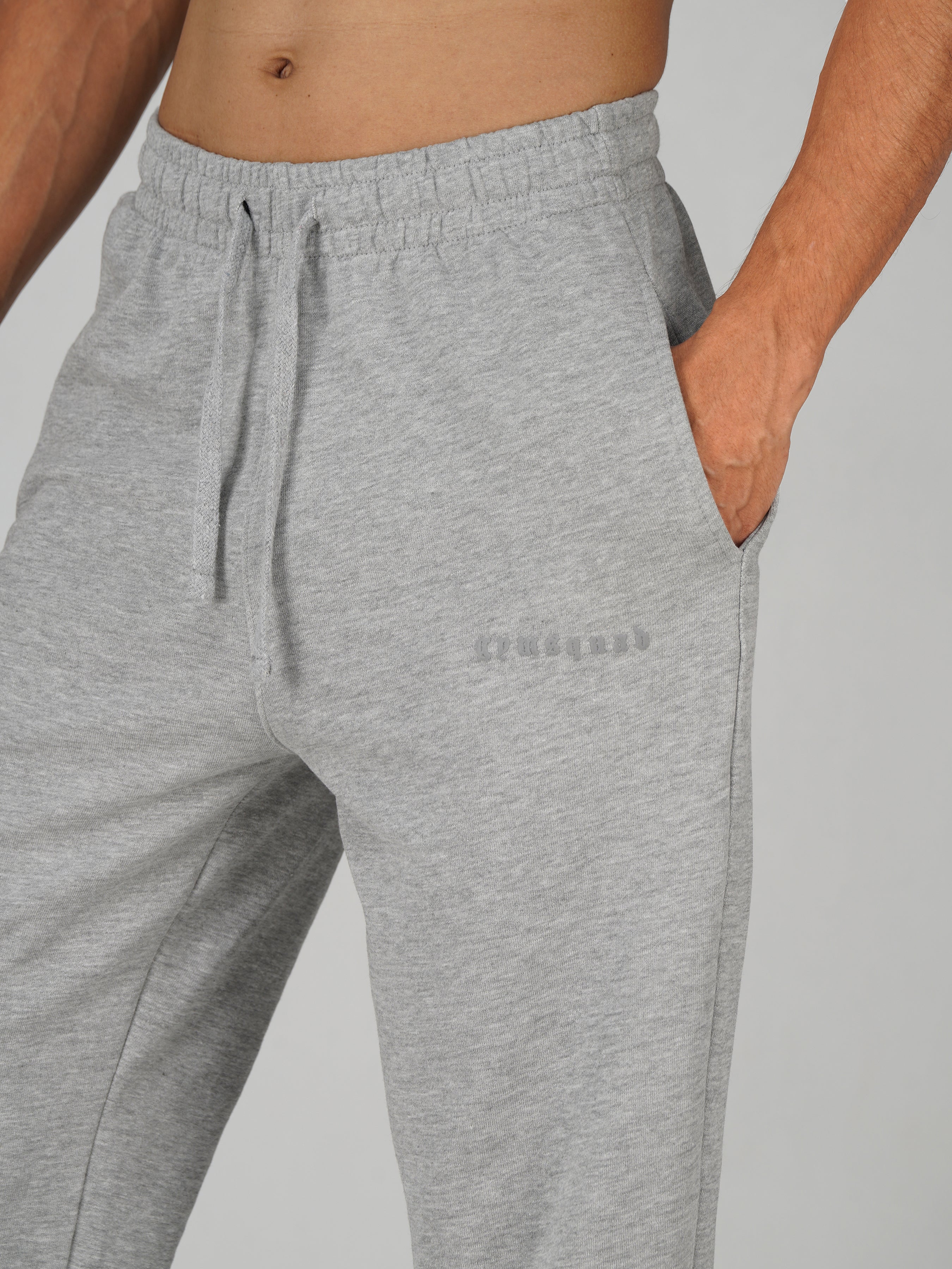 Classic Series Cuffed Sweatpants(Grey)