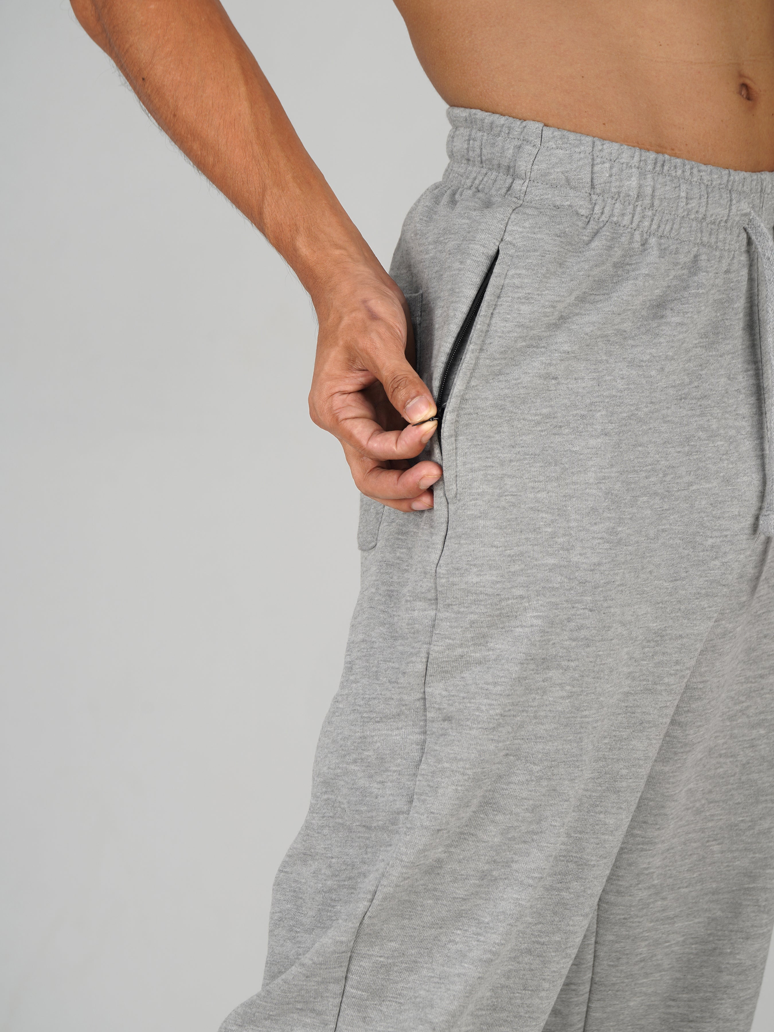 Classic Series Cuffed Sweatpants(Grey)