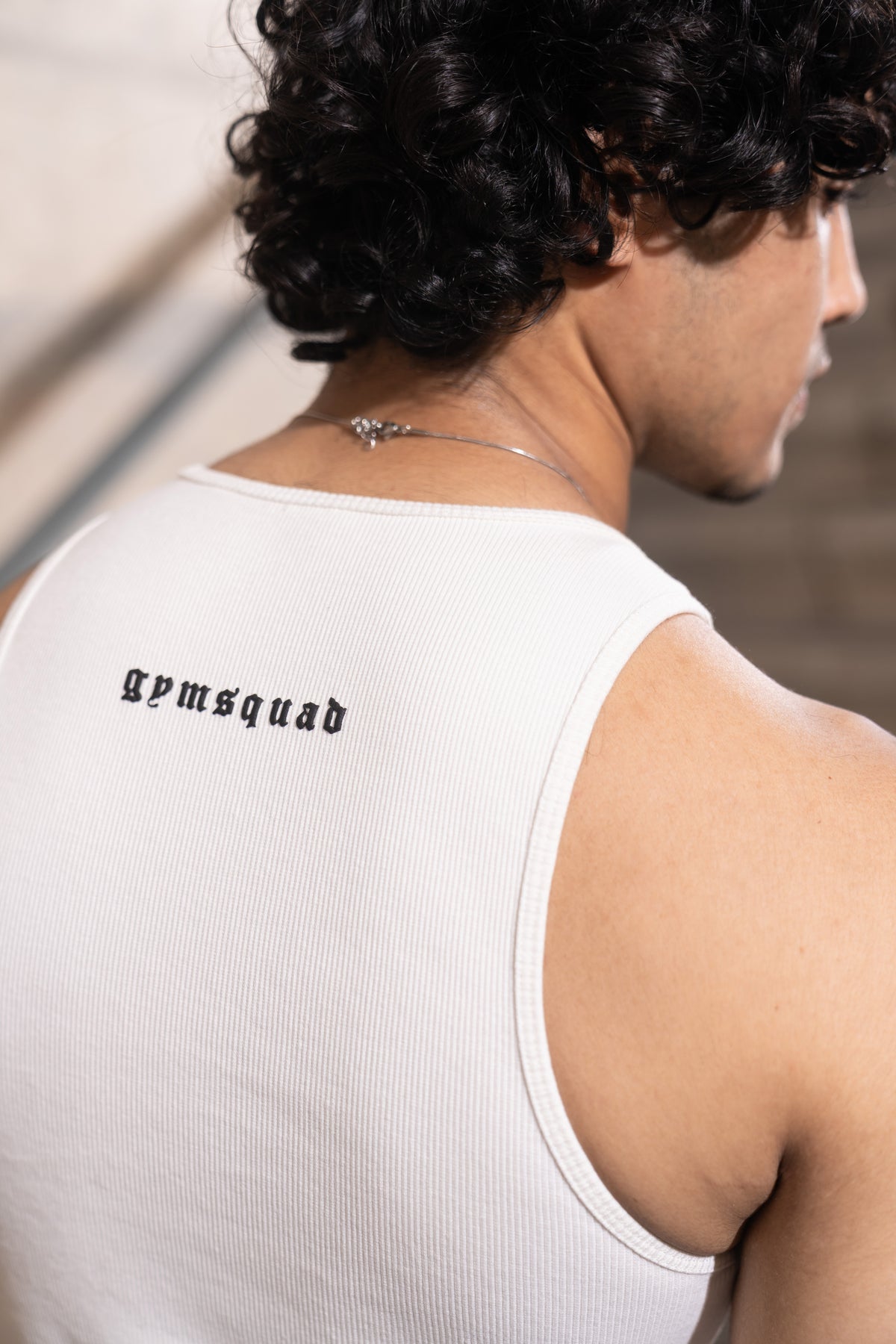 Ribbed Vest(White)