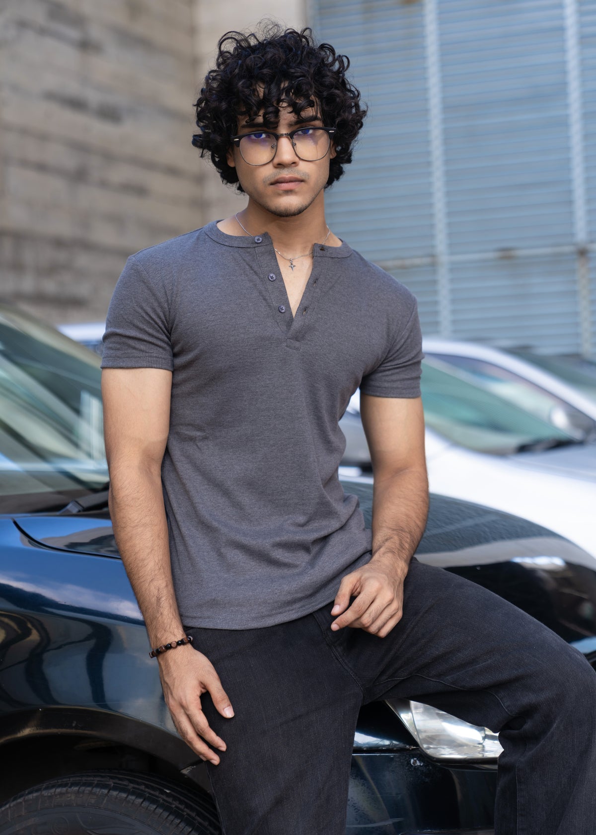 Henley - Grey