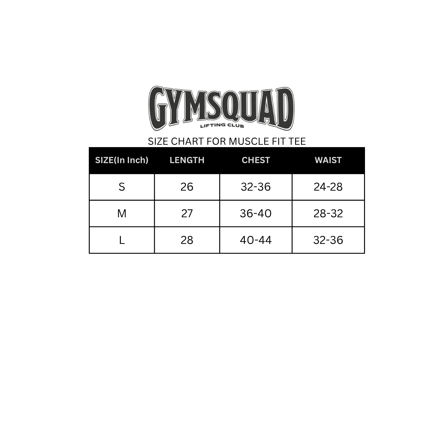 Muscle Fit Ribbed(Black)