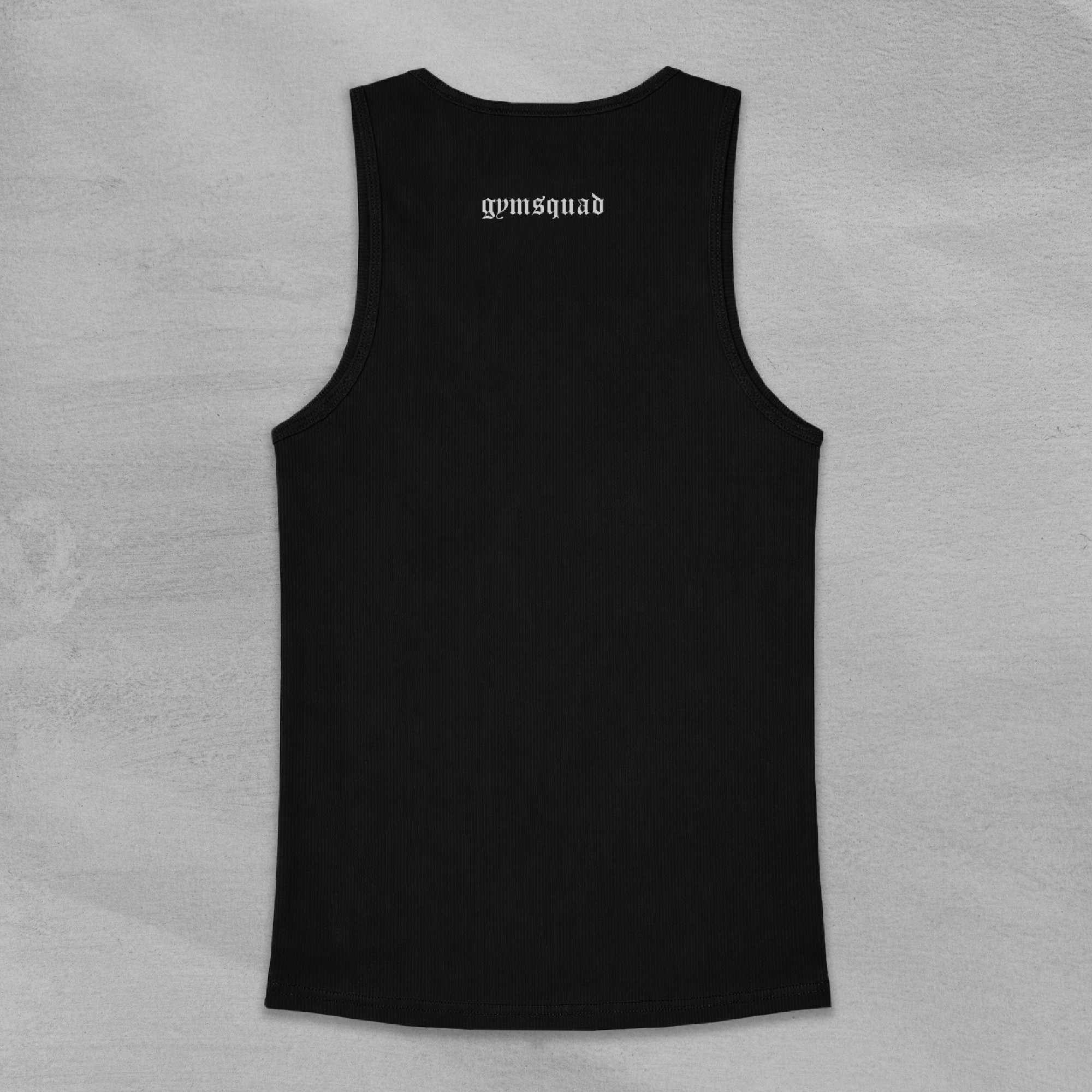 Ribbed Vest(Black)