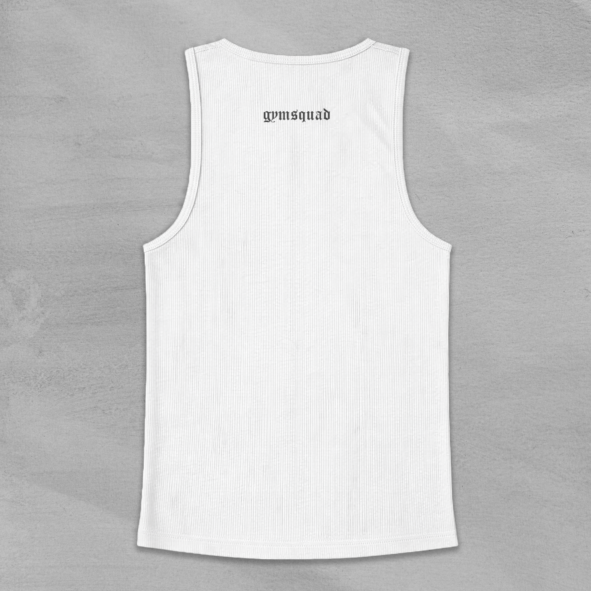 Ribbed Vest(White)
